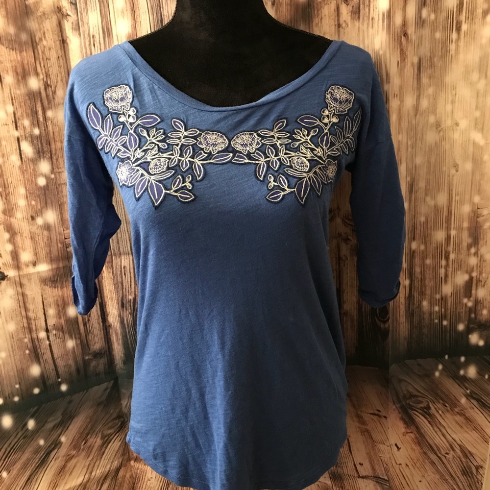 Blue, J Crew Short Sleeve